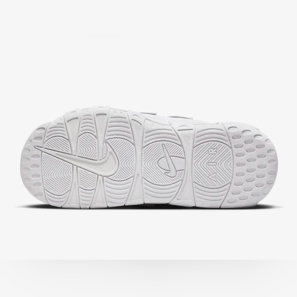 Nike Air More Uptempo Slide New University Red White - Picture 3 of 6